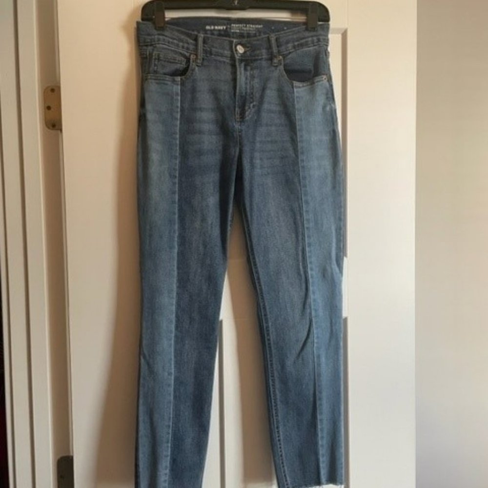 OLD NAVY Two Tone Straight Leg Jean